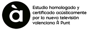 Estudio homologado y certificado por la nueva televisión valenciana A Punt
